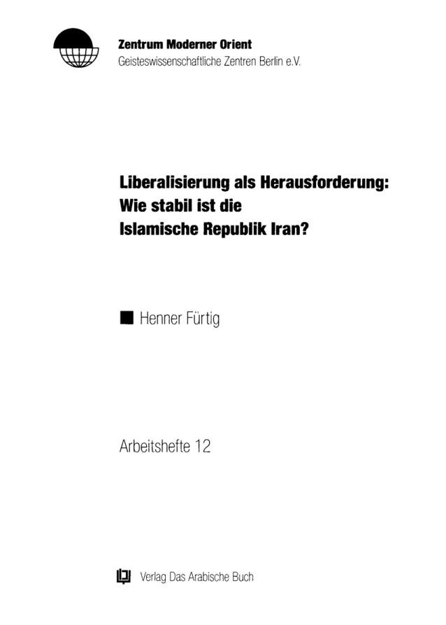 Liberalisierung als Herausforderung German Edition Henner Furtig Kitap Kapağı