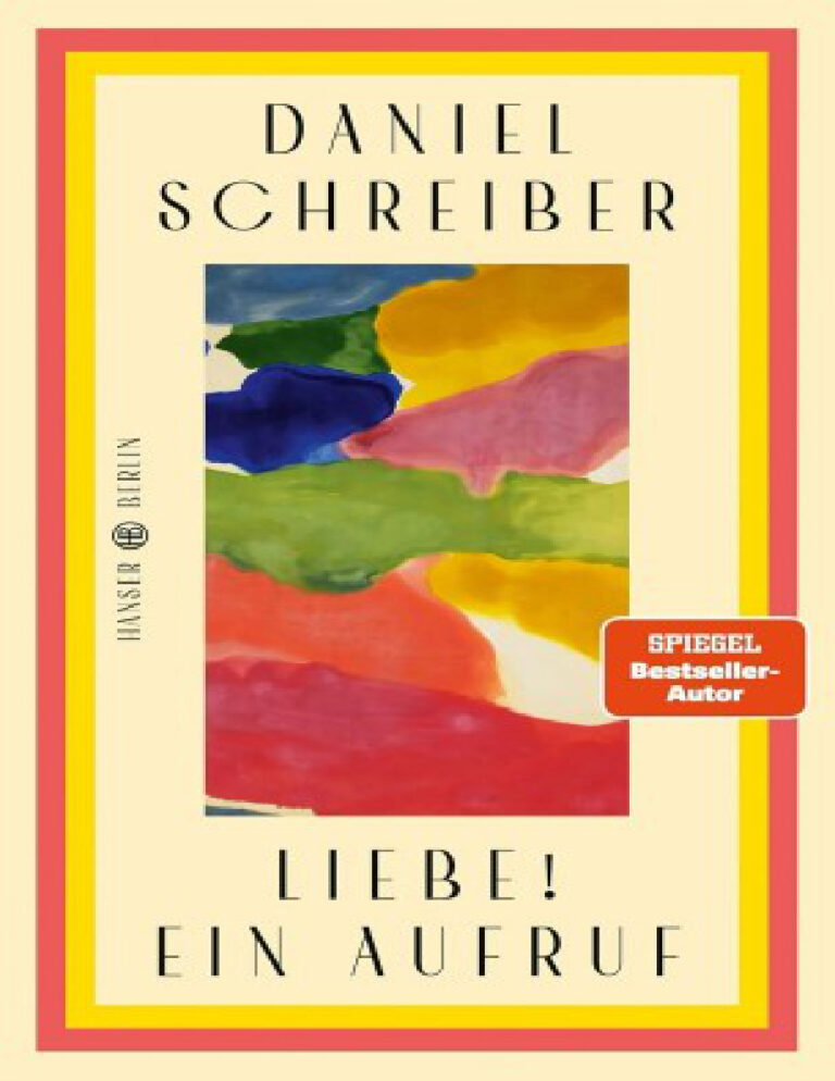Liebe Ein Aufruf German Edition Daniel Schreiber Kitap Kapağı