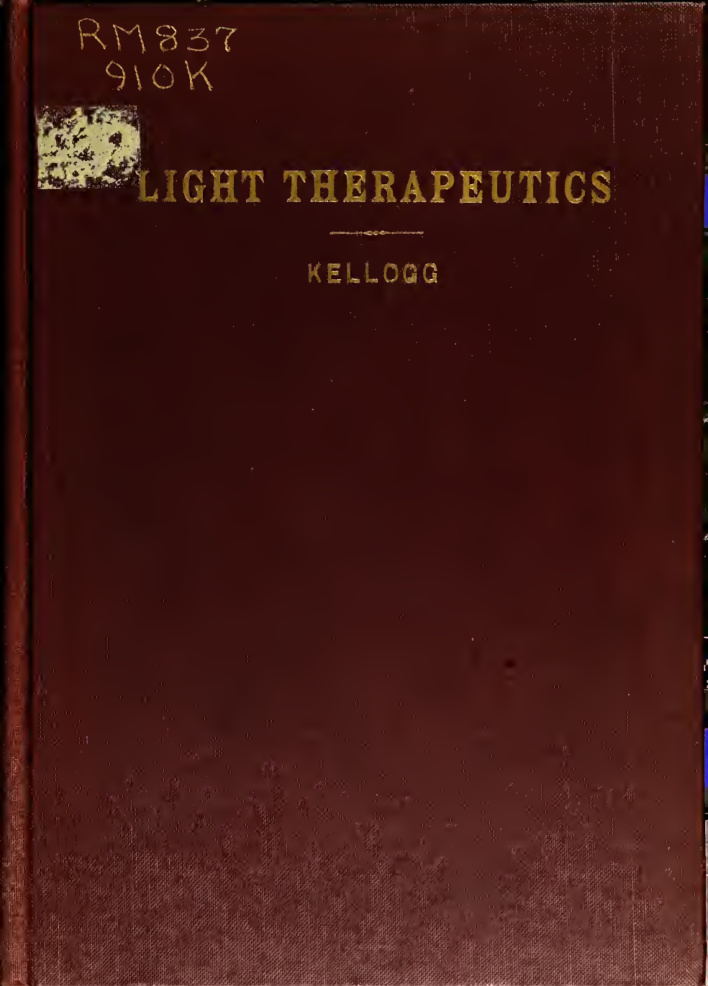 Light therapeutics john harvey kellogg Kitap Kapağı