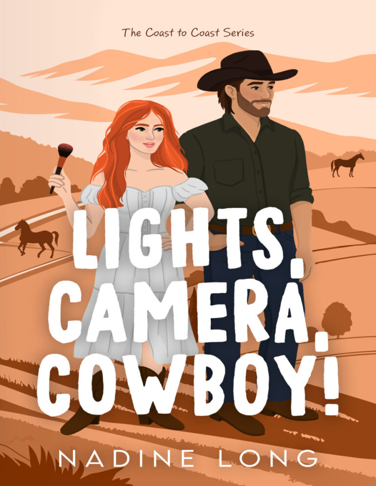 Lights Camera Cowboy Nadine Long Kitap Kapağı