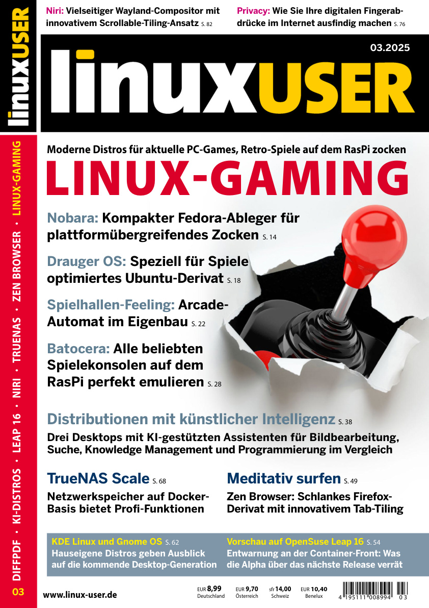 LinuxUser - März 2025 PDF Download