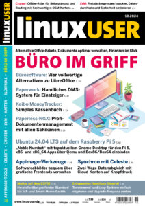 LinuxUser Oktober 2024 GER LinuxUser Kitap Kapağı