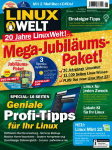 LinuxWelt Nr6 2024 GER LinuxWelt Kitap Kapağı