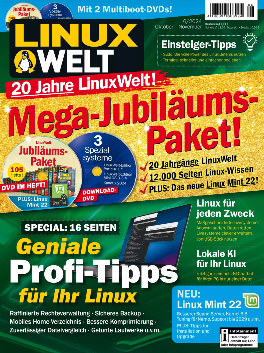 LinuxWelt - Nr 6, 2024 PDF Download