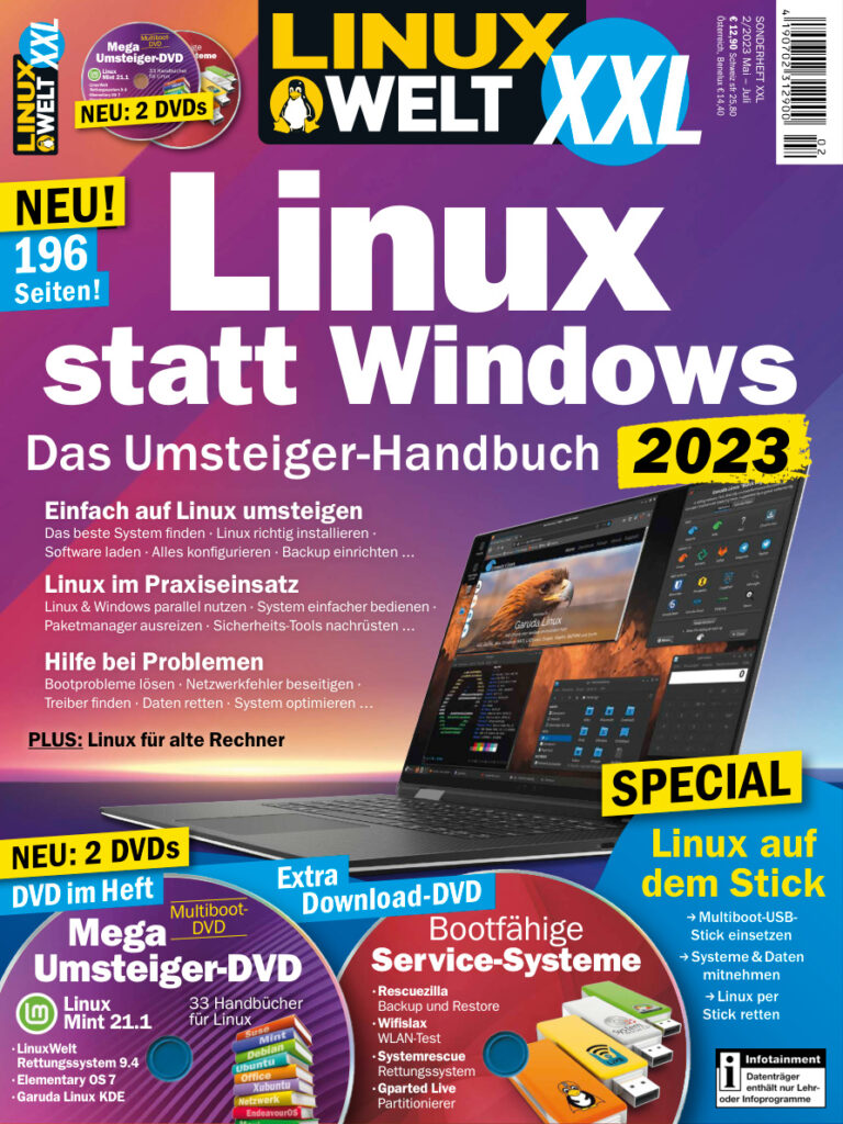 LinuxWelt Sonderheft MaiJuli 2023 GER LinuxWelt Sonderheft Kitap Kapağı