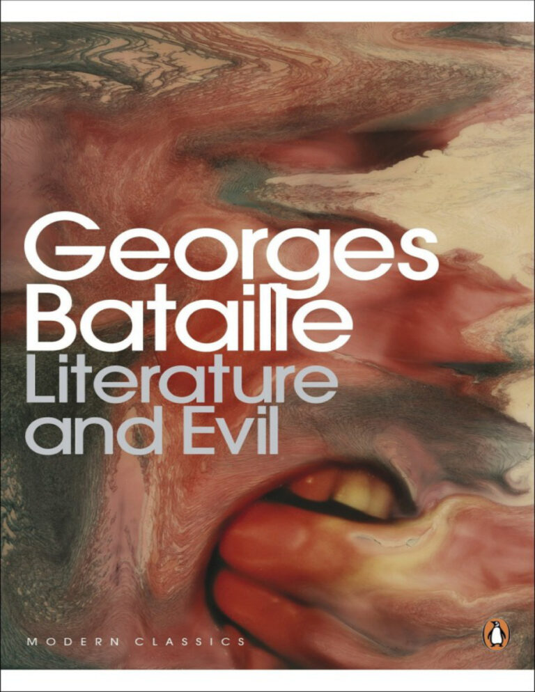 Literature and Evil Georges Bataille Kitap Kapağı