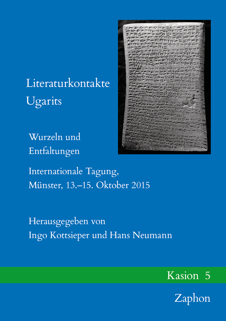 Literaturkontakte Ugarits German Edition Ingo Kottsieper Kitap Kapağı