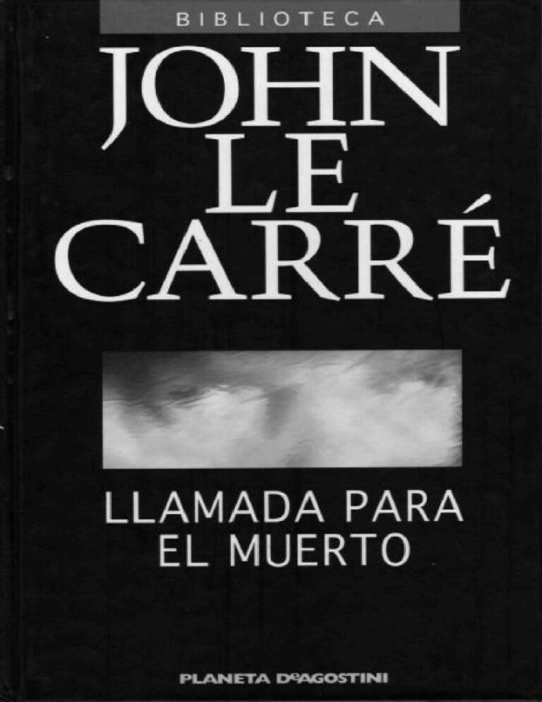 Llamada para el muerto Carre John Le Kitap Kapağı