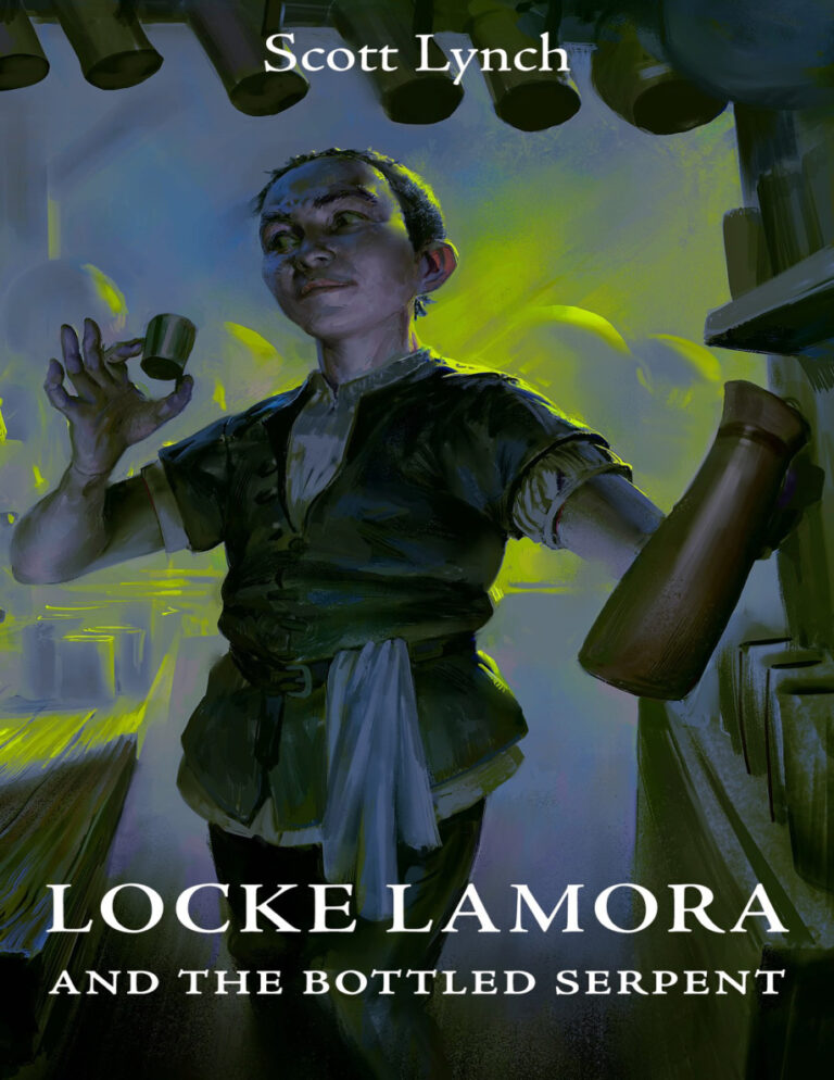 Locke Lamora and the Bottled Serpent Scott Lynch Kitap Kapağı