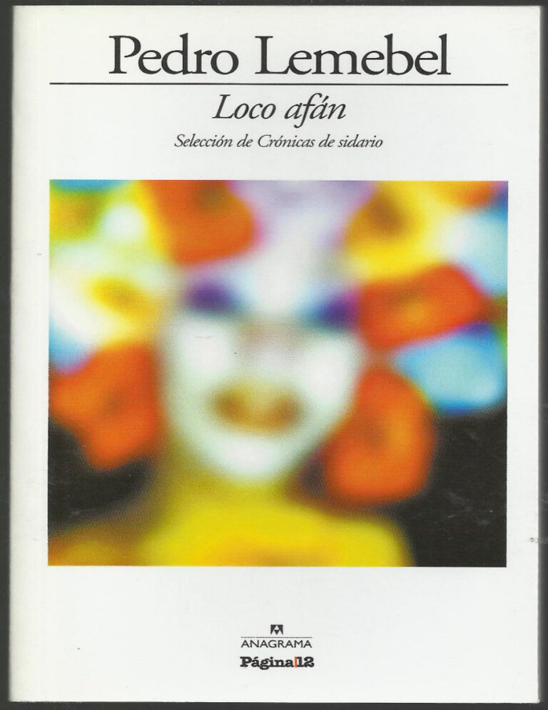 Loco afan Lemebel Pedro Kitap Kapağı