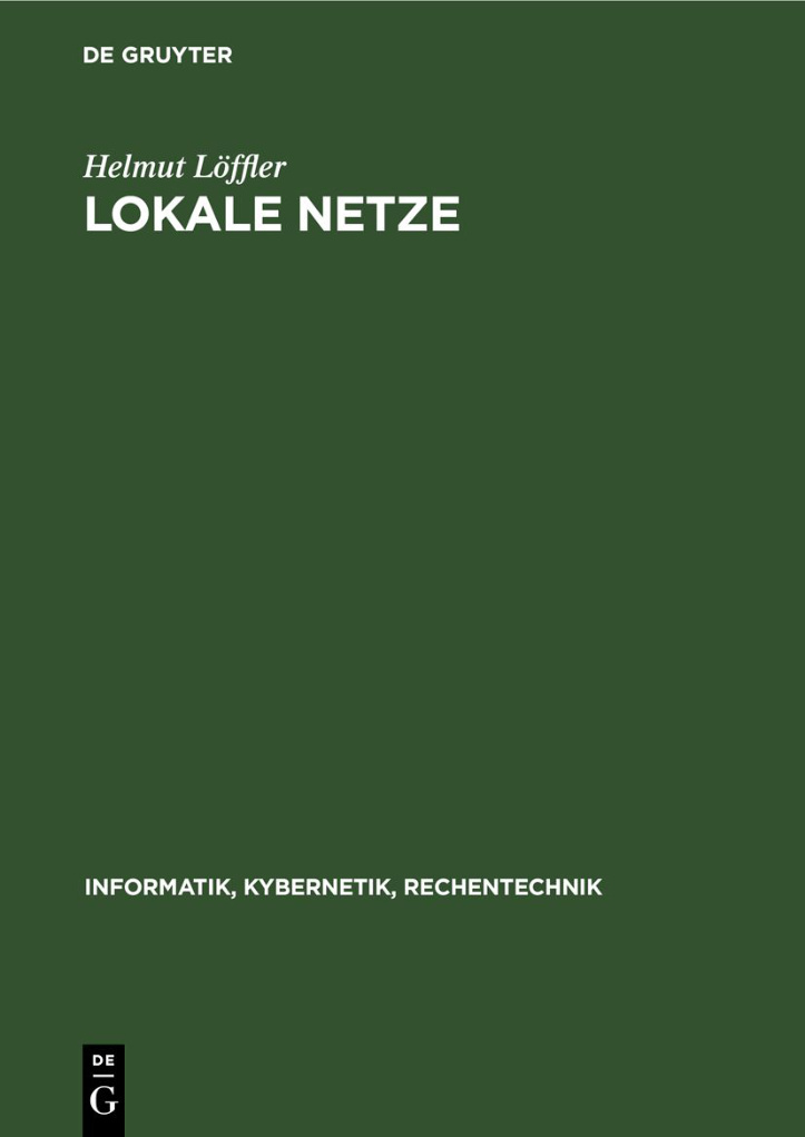 Lokale Netze German Edition Helmut Loffler Kitap Kapağı