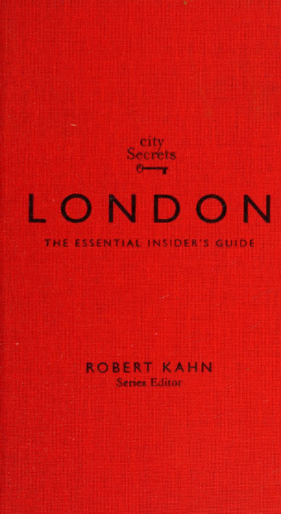 London the essential insiders guide robert kahn Kitap Kapağı