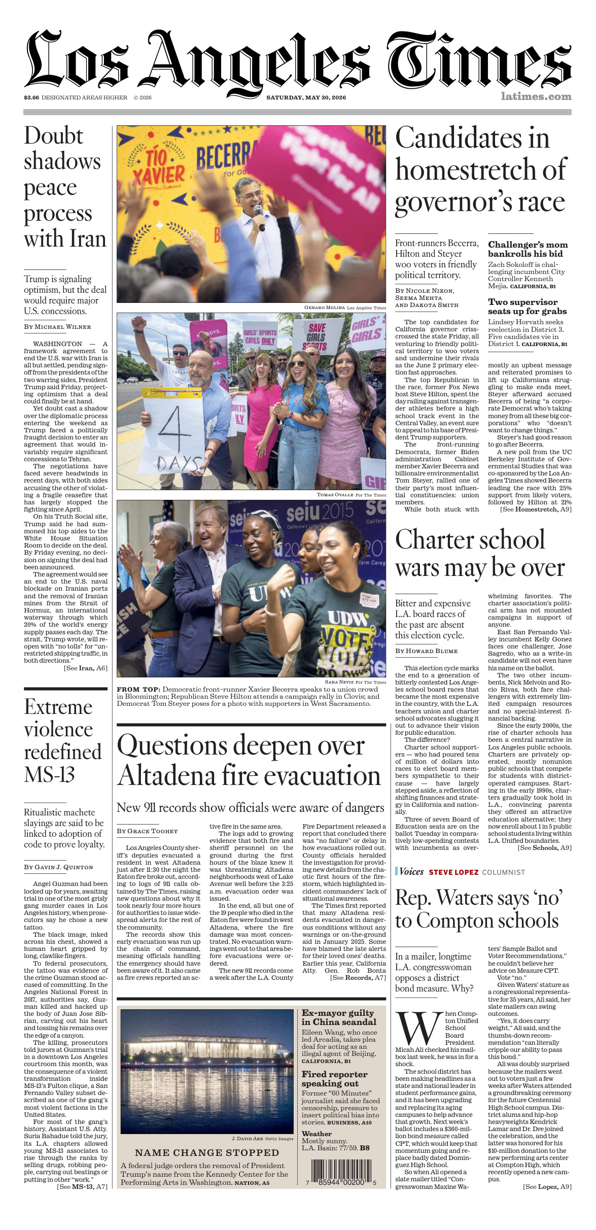 Los Angeles Times - May 30, 2026 PDF Download
