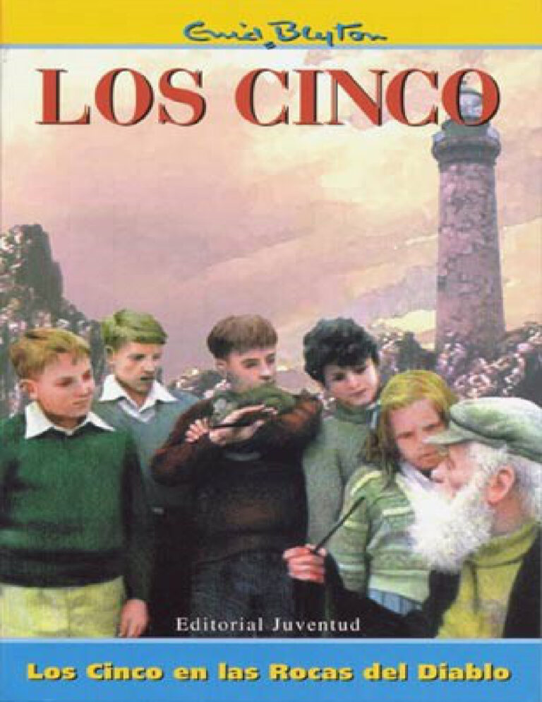 Los Cinco en las Rocas del Diablo Spanish Blyton Enid Kitap Kapağı