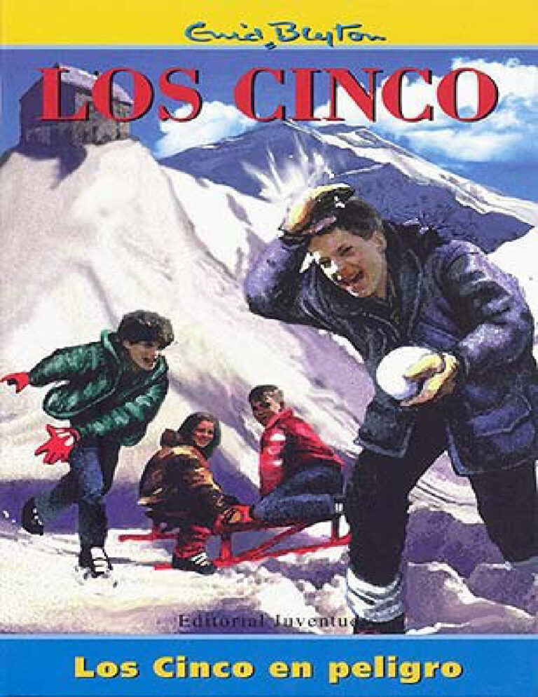 Los Cinco en peligro Spanish Blyton Enid Kitap Kapağı