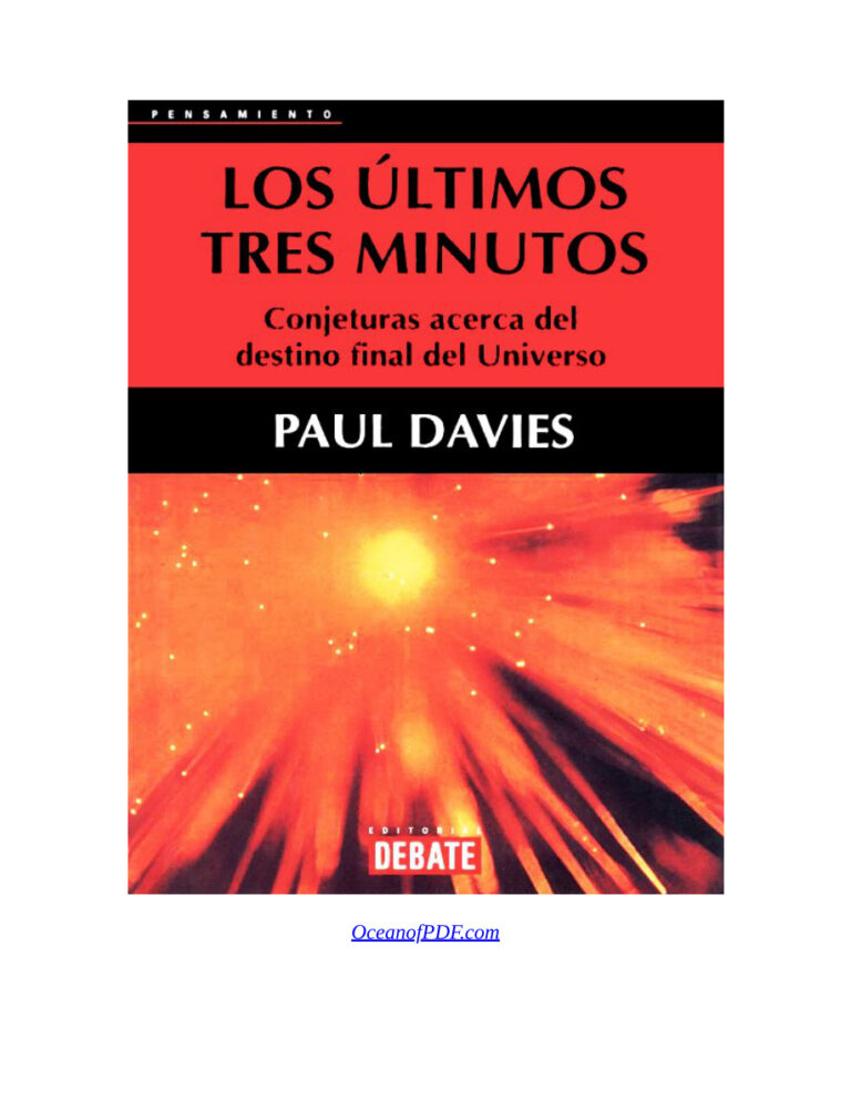 Los Ultimos tres minutos Davies Paul Kitap Kapağı