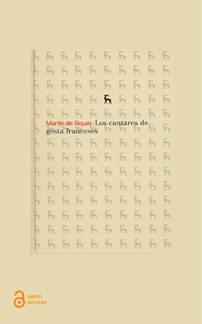 Los cantares de gesta franceses Spanish Edition Martin de Riquer Kitap Kapağı