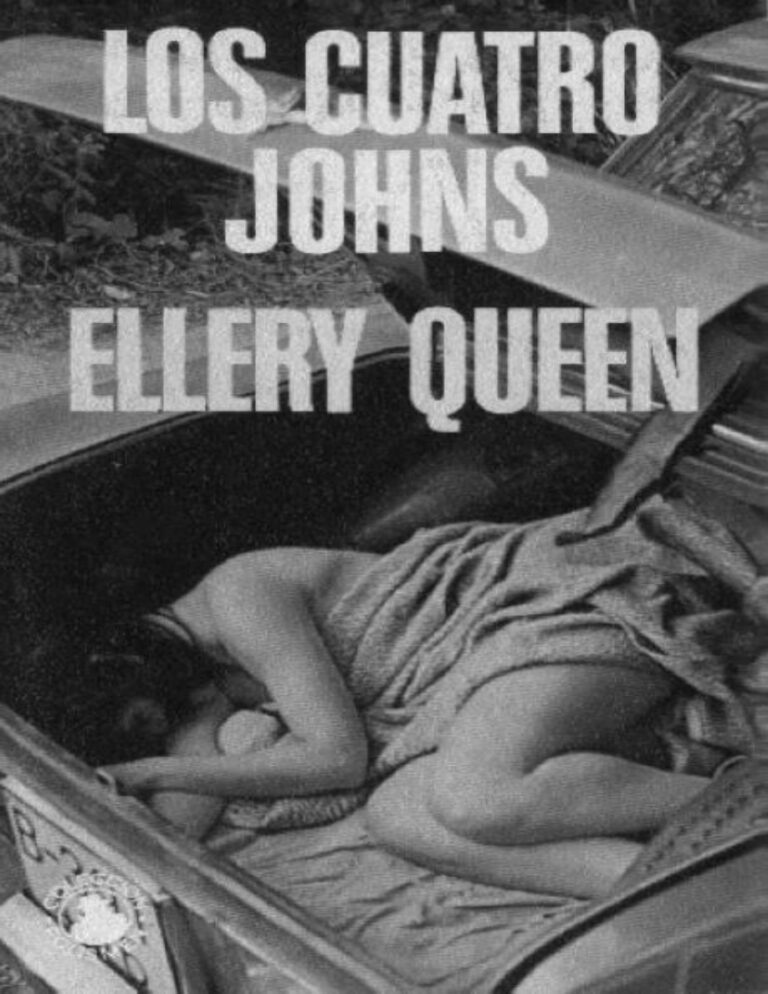 Los cuatro Johns Queen Ellery Kitap Kapağı
