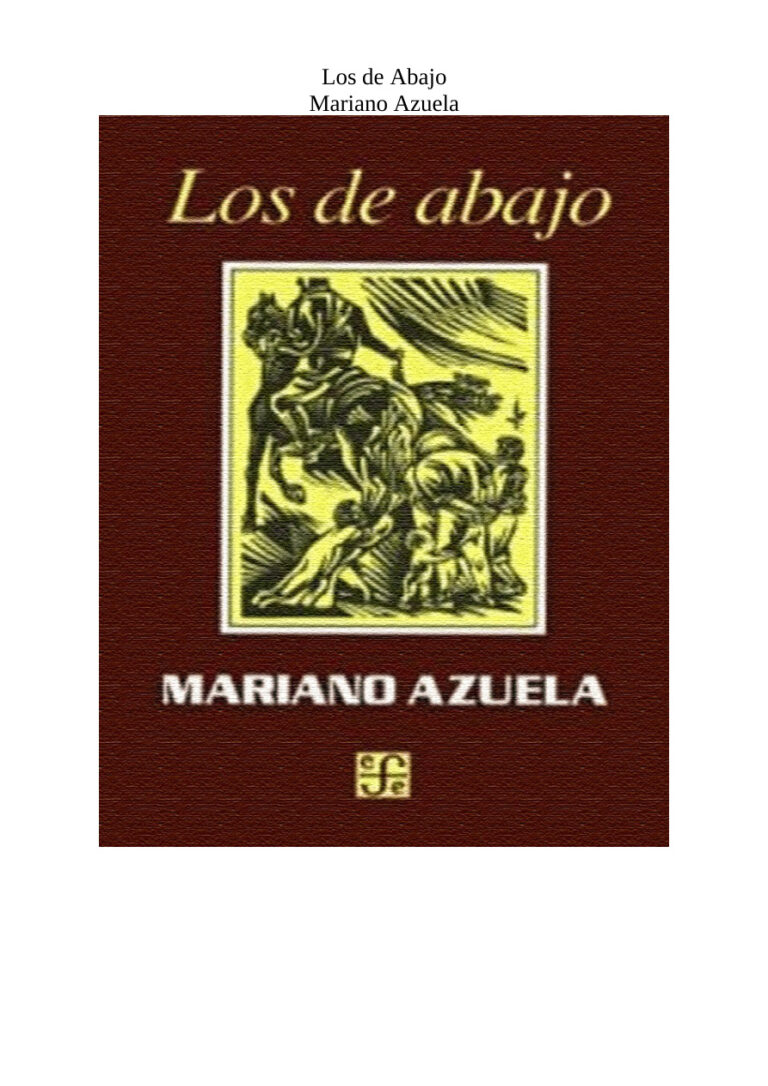 Los de abajo Spanish Edition Mariano Azuela Kitap Kapağı