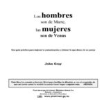 Los hombres son de Marte las mujeres so John Gray Kitap Kapağı
