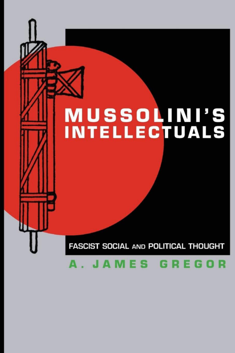 Los intelectuales de Mussolini Spanish Edition A James Gregor Kitap Kapağı