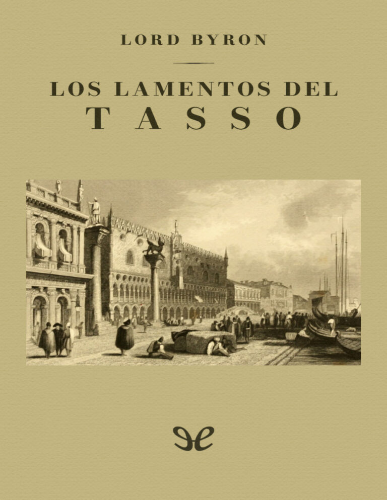 Los lamentos del Tasso Spanish Edition Lord Byron Kitap Kapağı