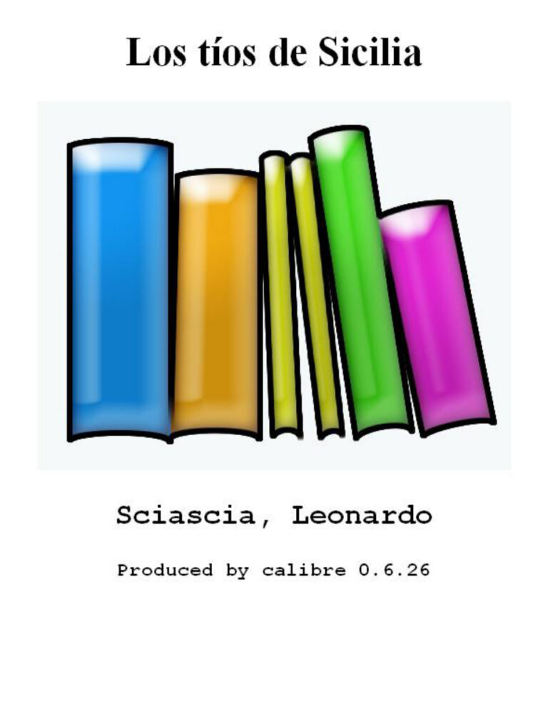 Los tios de Sicilia Leonardo Sciascia Kitap Kapağı