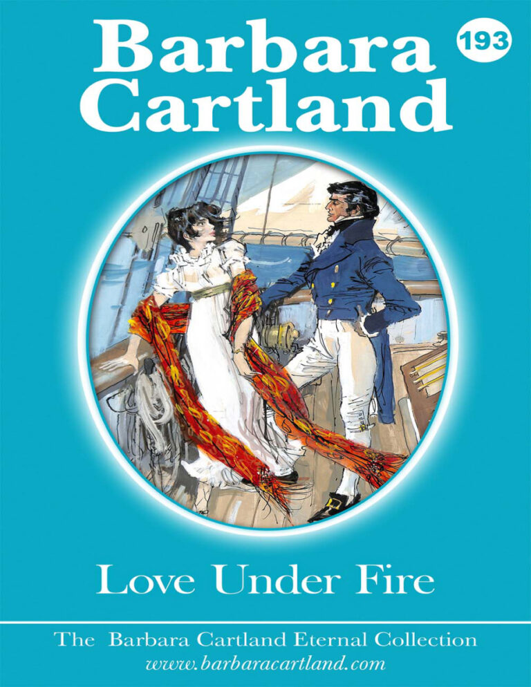 Love Under Fire Barbara Cartland Kitap Kapağı