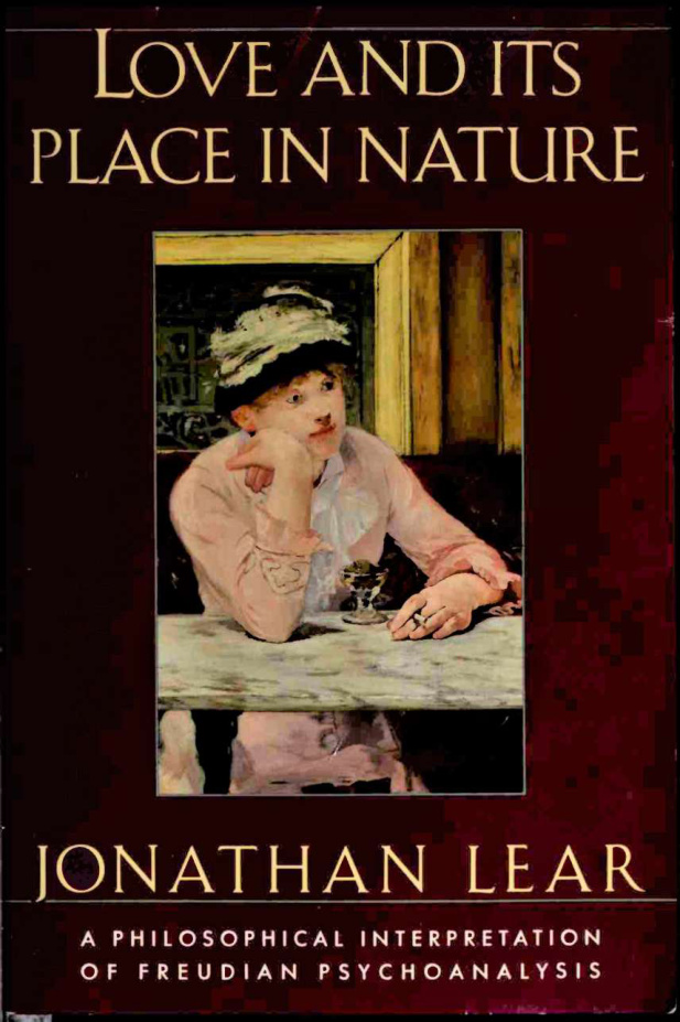 Love and Its Place in Nature Jonathan Lear Kitap Kapağı
