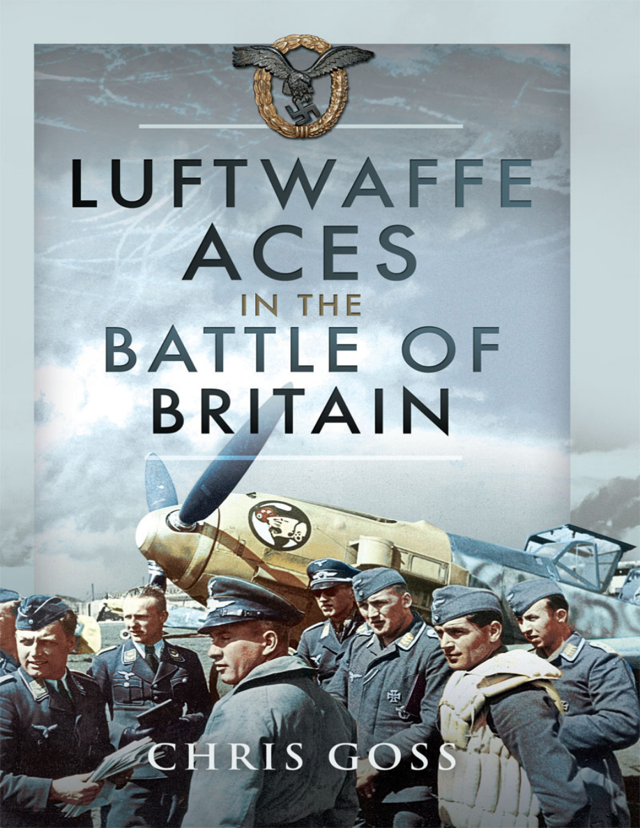 Luftwaffe Aces in the Battle of Britain Chris Goss Kitap Kapağı