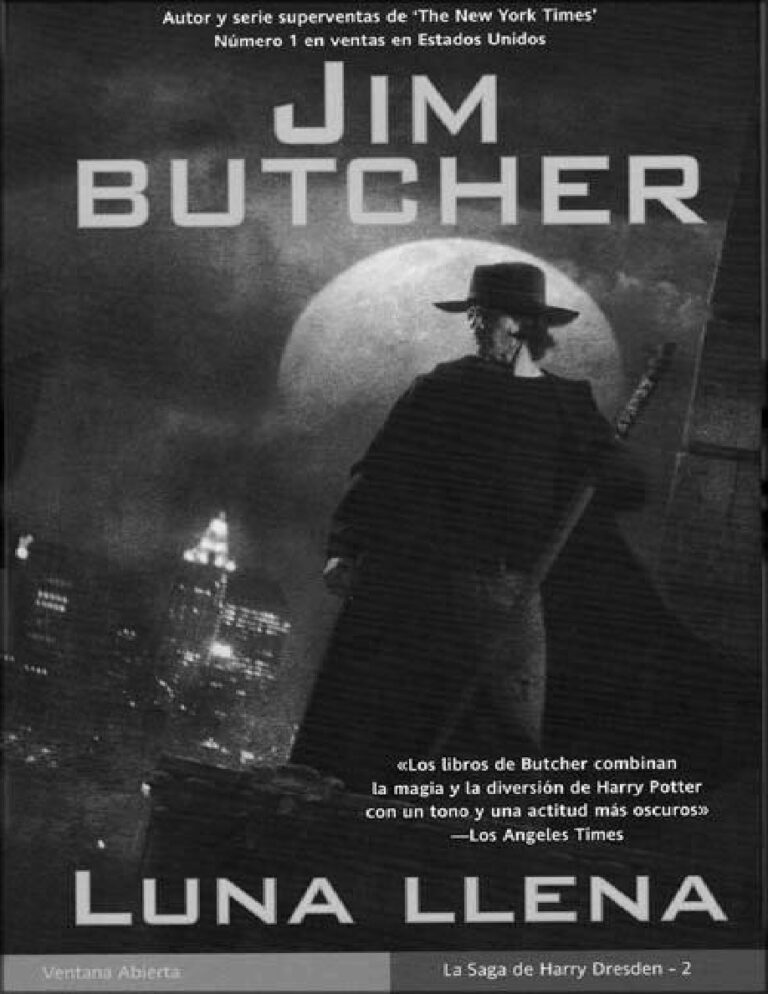 Luna llena Butcher Jim Kitap Kapağı