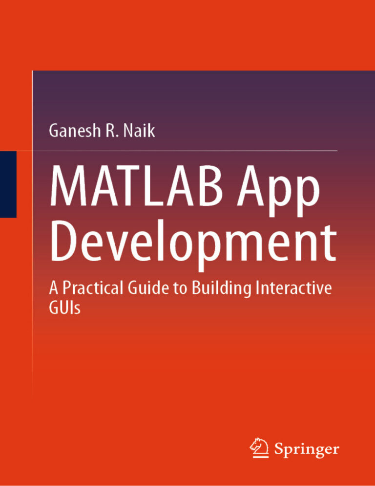 MATLAB App Development Ganesh R Naik Kitap Kapağı