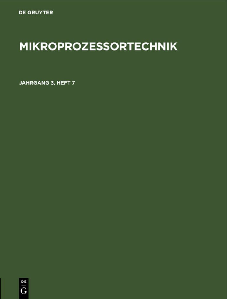 MP Jahrgang 3 Heft 7 German Edition Kammer Der Technik Fachverband Elektrotechnik Kitap Kapağı