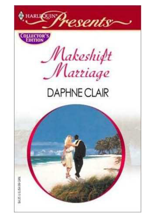 Makeshift marriage Daphne clair Kitap Kapağı