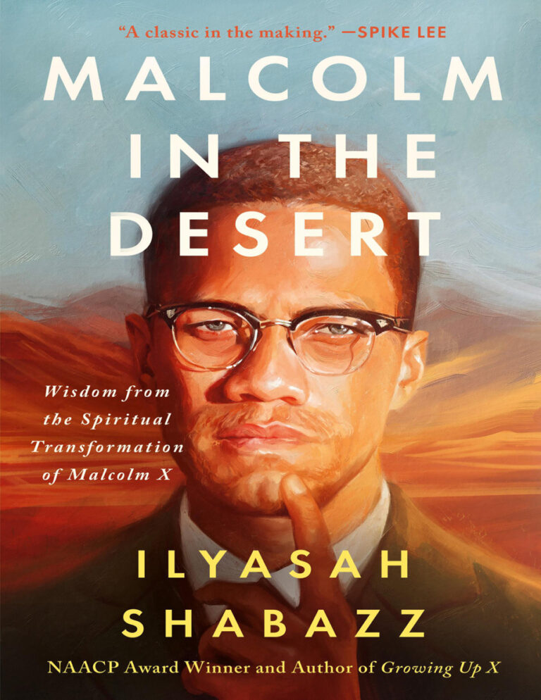 Malcolm in the Desert Dr Ilyasah Shabazz Kitap Kapağı