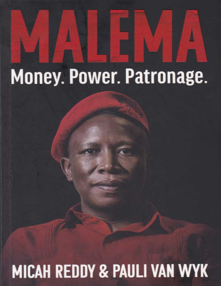 Malema Money Power Patronage Micah Reddy Kitap Kapağı