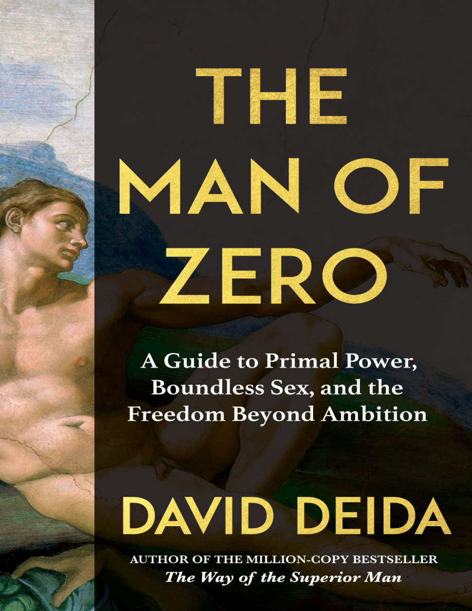 Man of Zero David Deida Kitap Kapağı