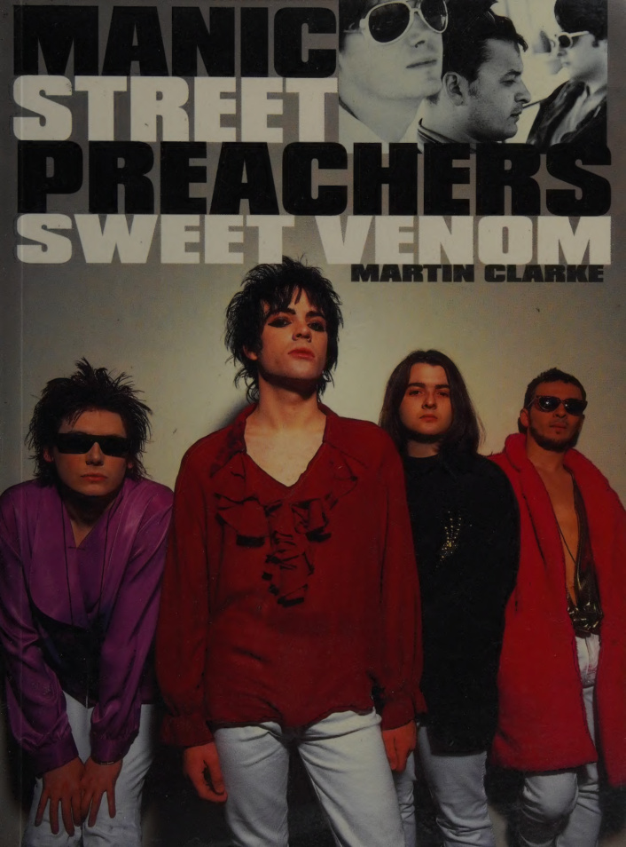 Manic Street Preachers Sweet Venom Martin Clarke Kitap Kapağı