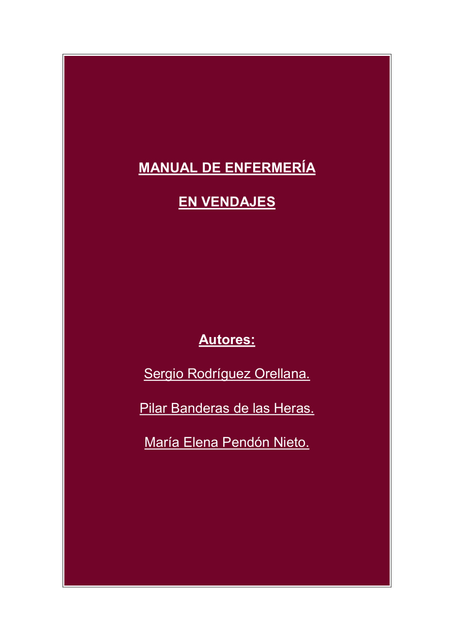 Manual de enfermería en vendajes PDF Download