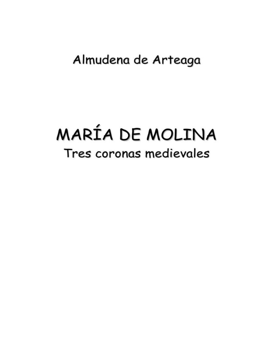Maria de Molina PDF Download