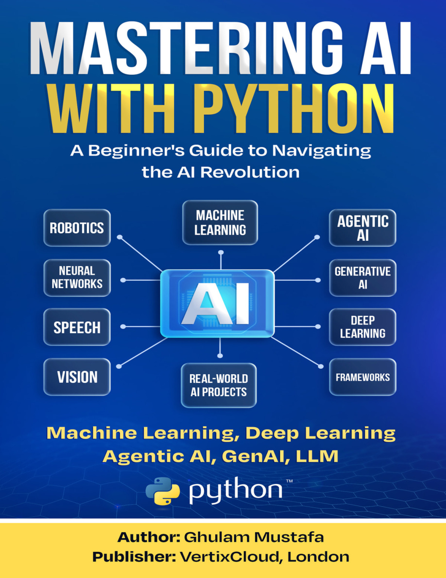 Mastering AI with Python Ghulam Mustafa Kitap Kapağı