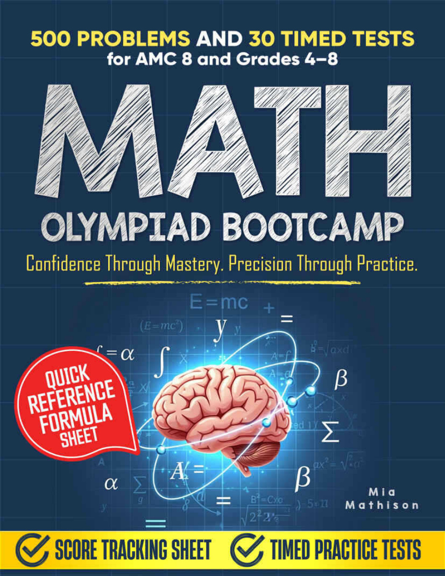 Math Olympiad Bootcamp Mia Mathison Kitap Kapağı