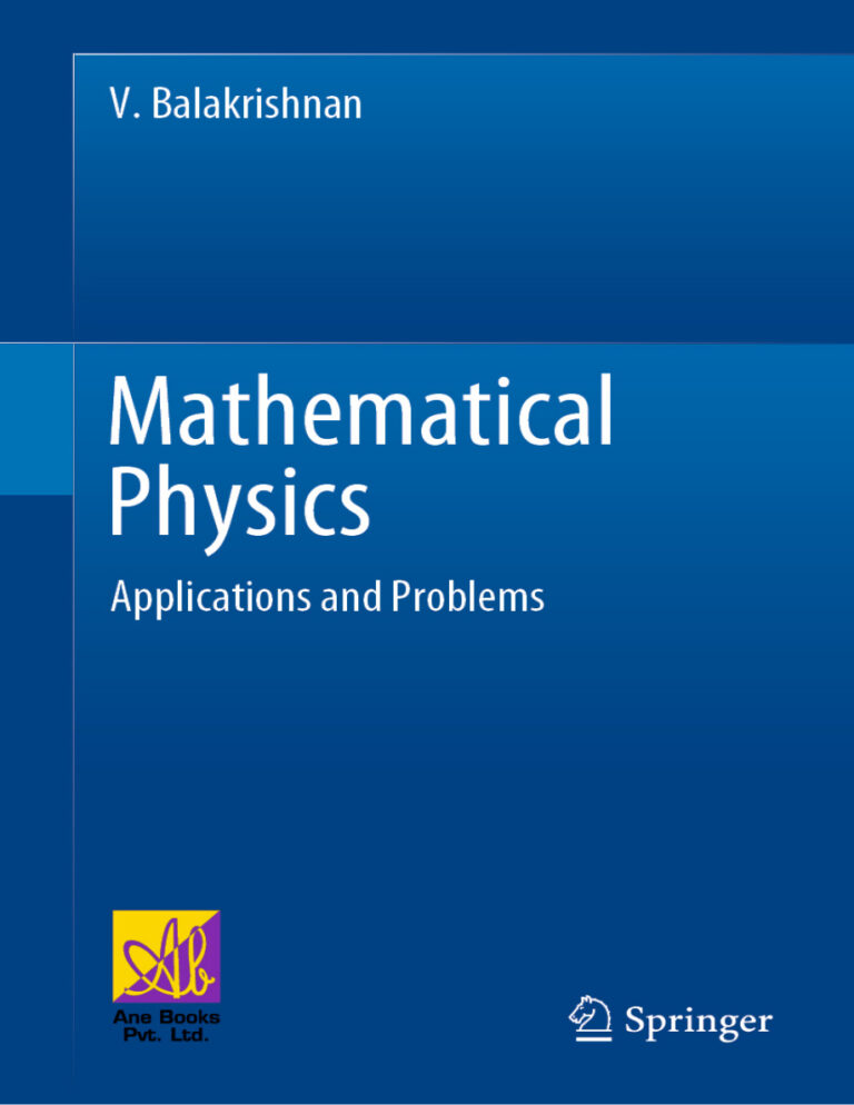 Mathematical Physics V Balakrishnan Kitap Kapağı