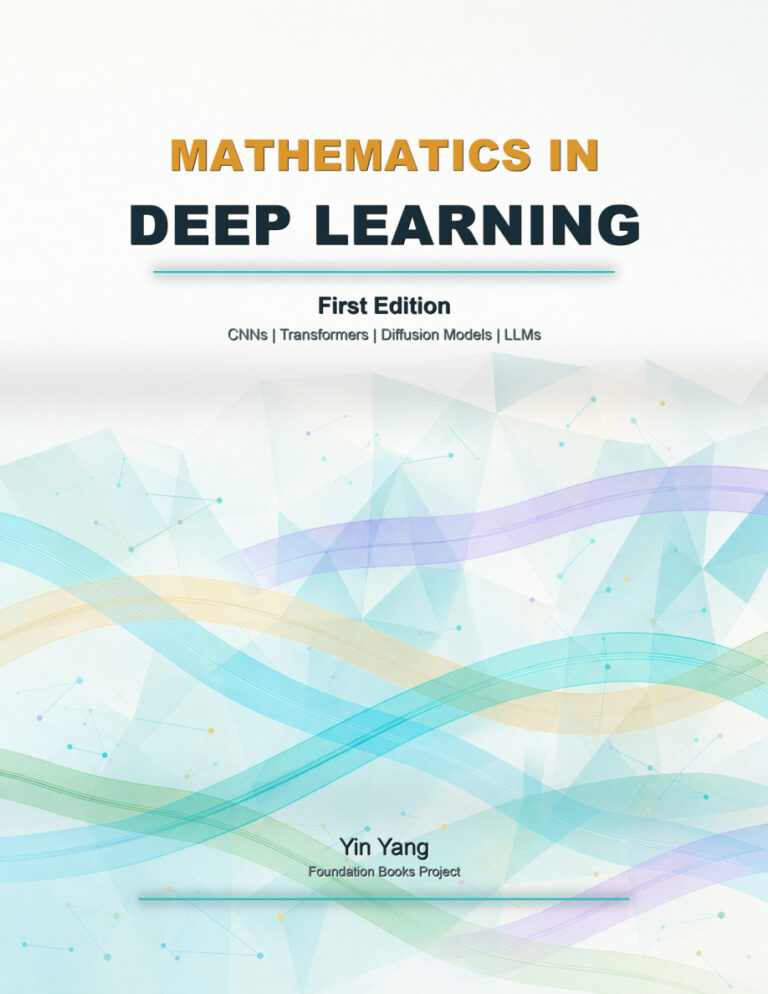 Mathematics in Deep Learning CNNs Transformers Yin Yang Kitap Kapağı