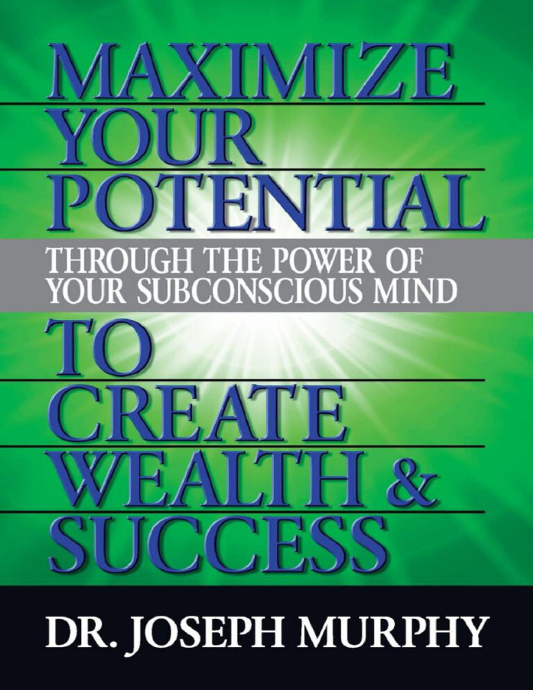 Maximize your potential through the power of your subconscious mind to create wealth and success Joseph murphy Kitap Kapağı