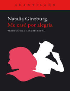 Me case por alegria Spanish Edition Natalia Ginzburg Kitap Kapağı