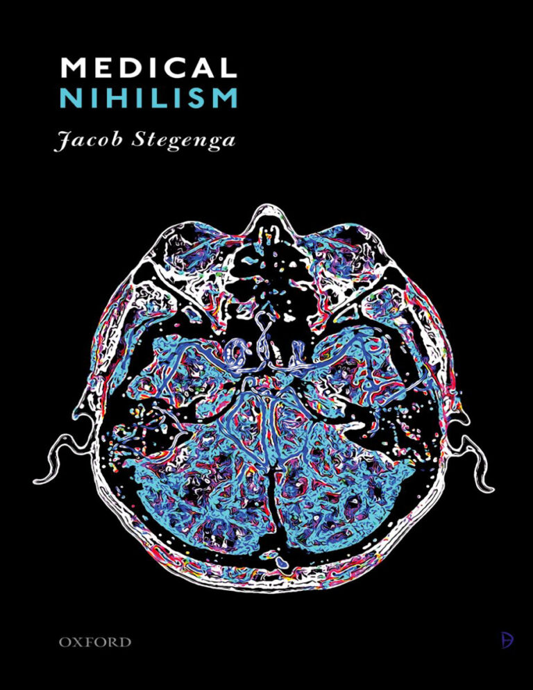 Medical Nihilism Jacob Stegenga Kitap Kapağı