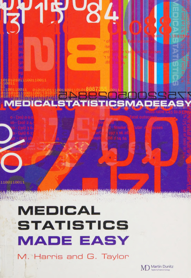 Medical Statistics made easy Michael Harris Kitap Kapağı
