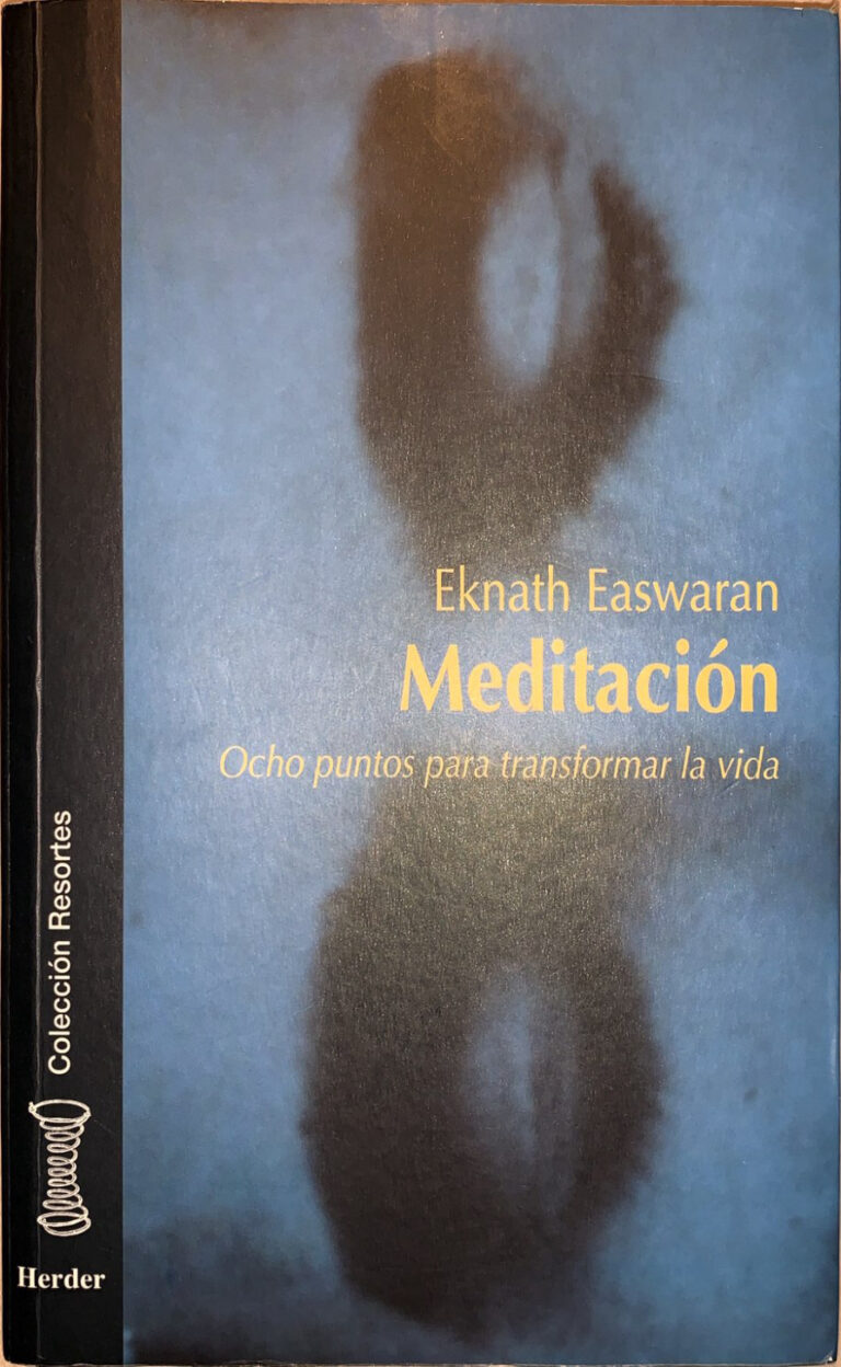 Meditacion Spanish Edition Eknath Easwaran Kitap Kapağı