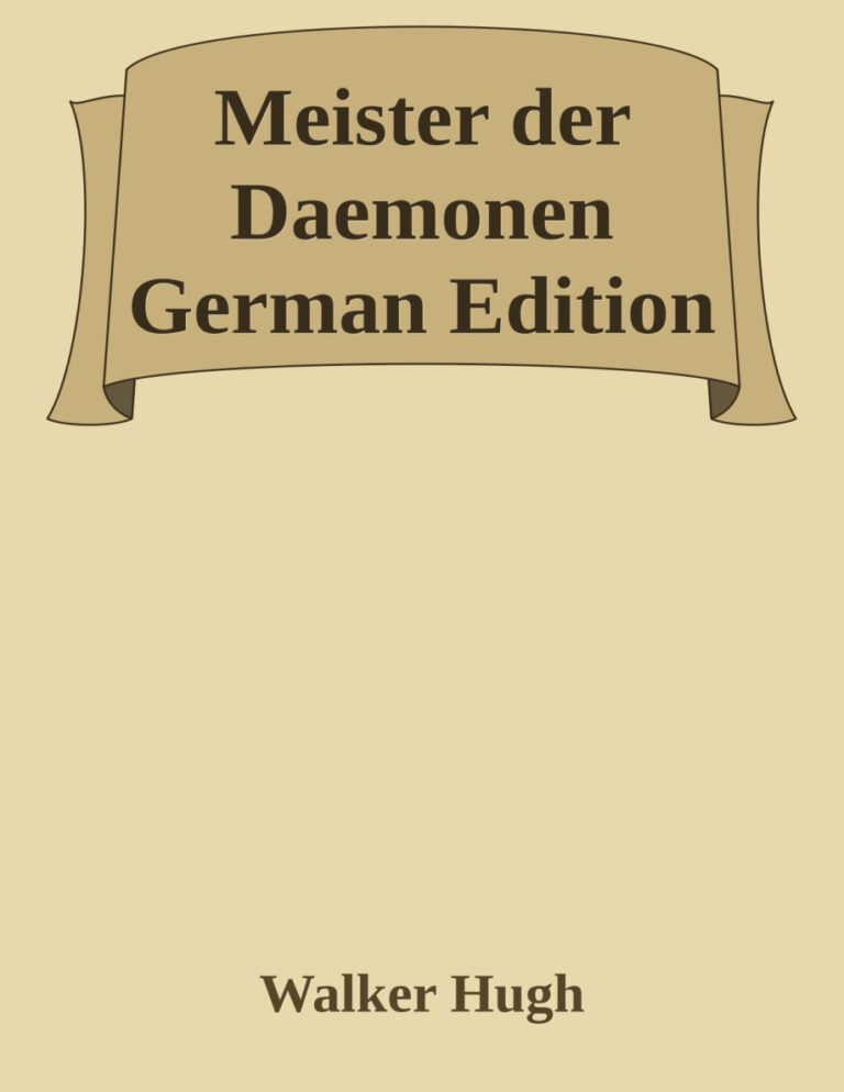 Meister der Daemonen German Edition Walker Hugh Kitap Kapağı